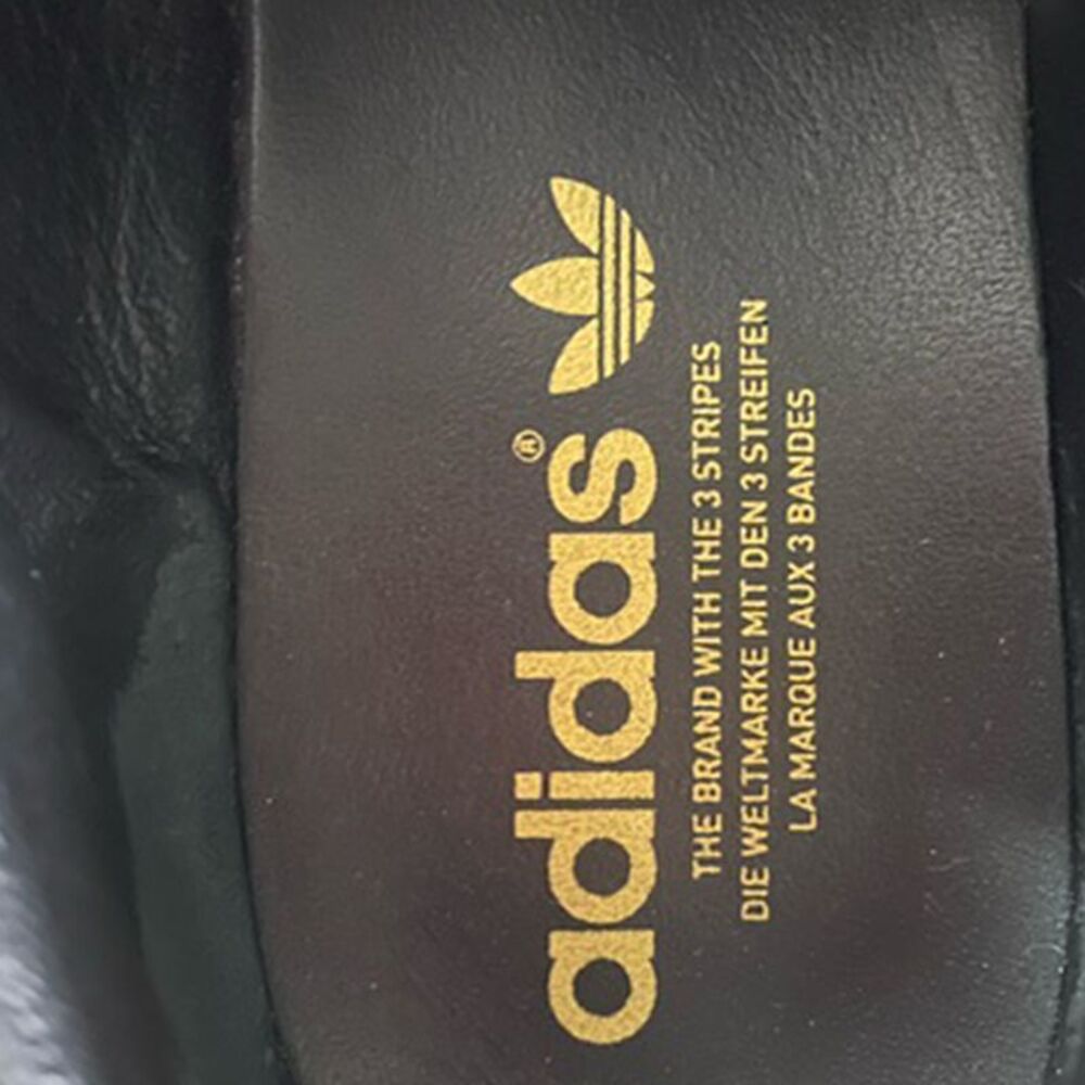 Adidas  x Human Made Stan Smith Low Top Sneakers in Black Leather - Picture 7 of 8